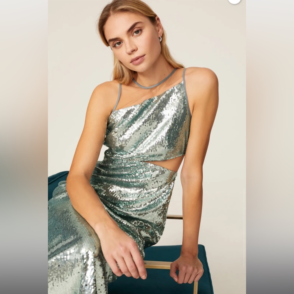 Toccin Sequin Cut Out Gown, RTR